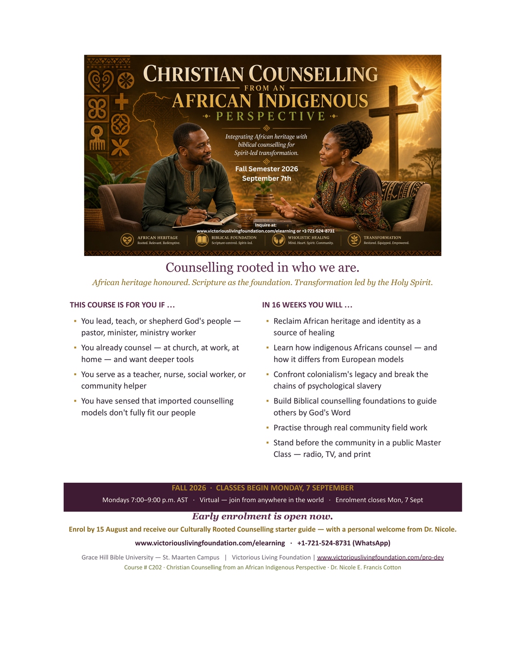C202 Course Flyer