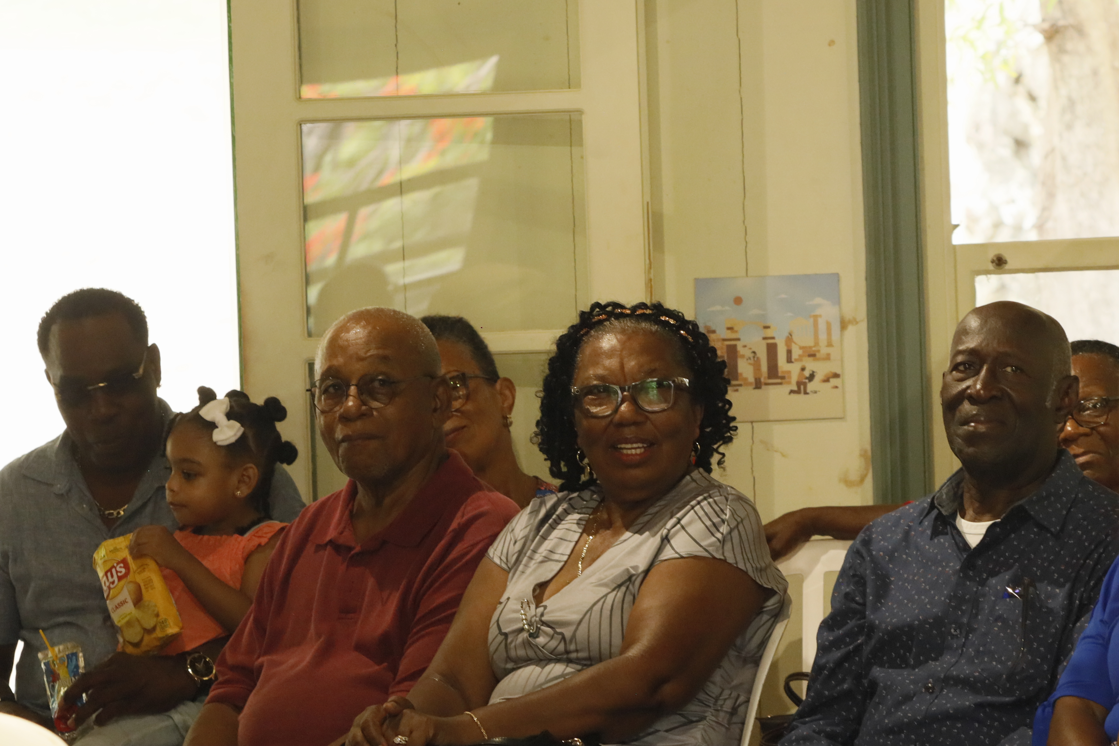 Honourable Bernadette Davis and her husband