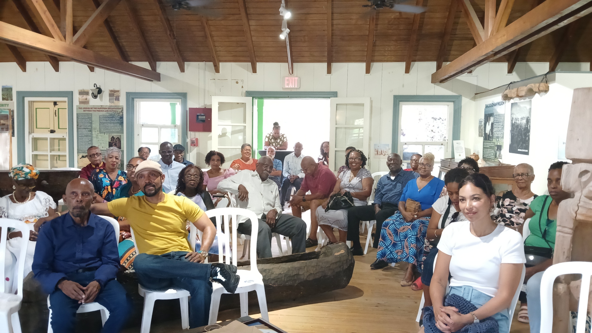 A full house at the Emilio Wilson Museum book launch